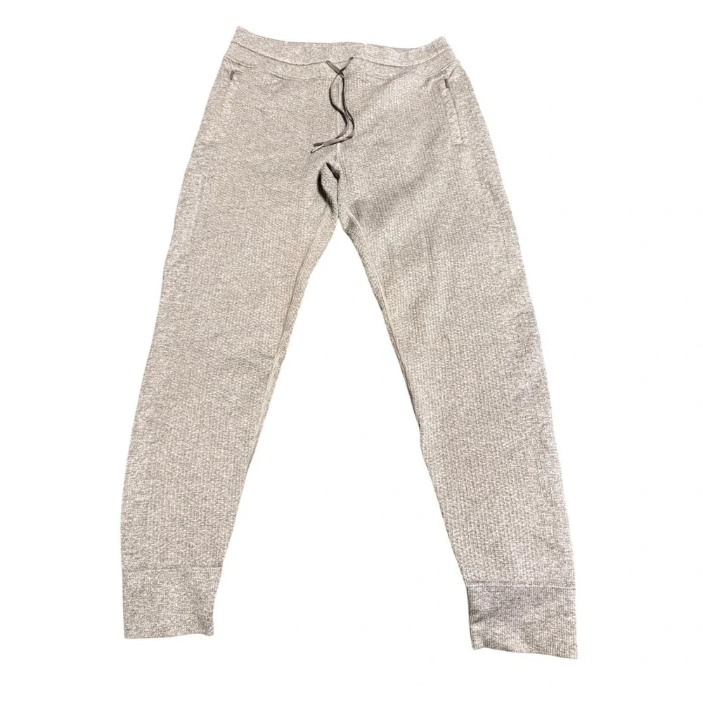 Lululemon Engineered Warmth Jogger Grey/Sage Merino Wool Blend Women's‎ Size 8
